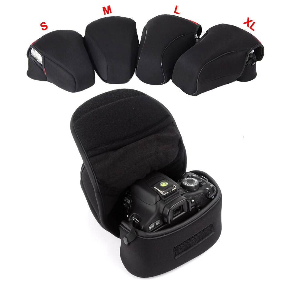 DSLR Камера сумка мягкий вкладыш посылка для Nikon D5300 D5200 D5100 D7200 D7100 D3400 D3200 D3300 Canon 800D 750D 1300D 1100D 7D