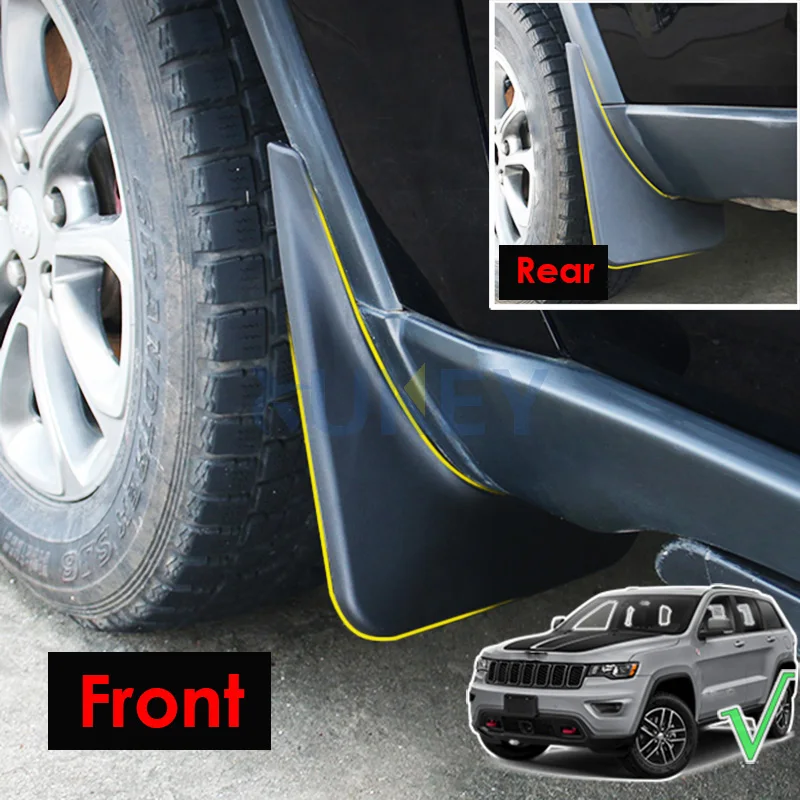 Для Jeep Grand Cherokee WK2 2011 2018 набор передние и задние брызговики для автомобиля 2012 2013 2014