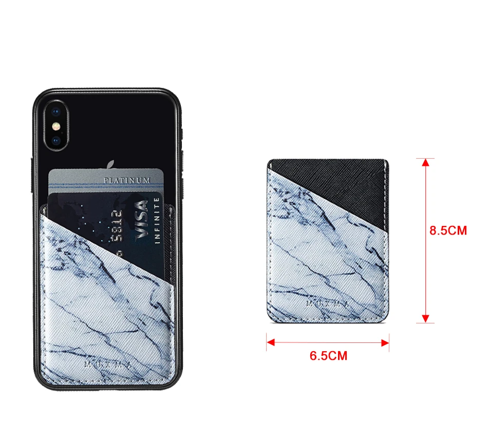 HAISSKY карты Стикеры для iPhone 7 Plus 6 S samsung Galaxy S8 S9 PLUS xiaomi huawei обратно держателей