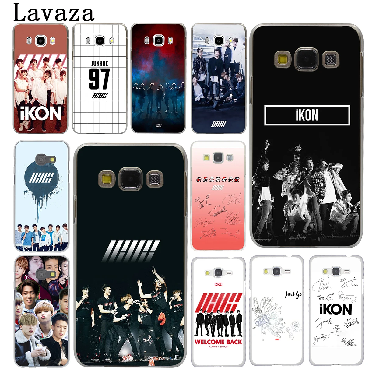 

Lavaza IKON Kpop Hard Phone Cover for Samsung Galaxy J6 J7 J1 J2 J3 J5 2015 2016 2017 Prime Case