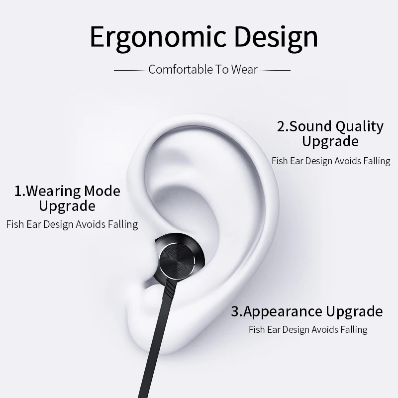 Langsdom L5pro Bluetooth Earphones With Mic Wireless Earphone Bluetooth Headphones Half In-ear Audifono Sport Bluetooth Headset