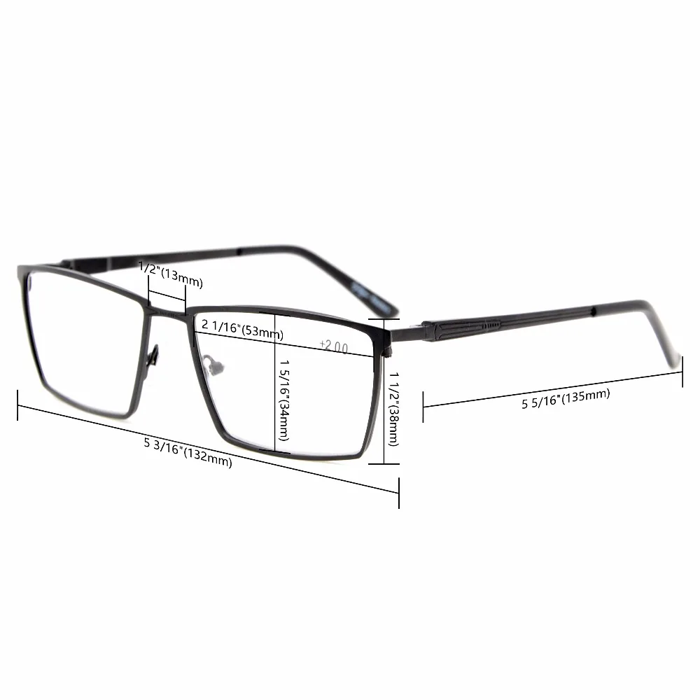 R1637 Eyekepper мужские очки для чтения Пружинные шарниры + 0 00 4 00|reading glasses spring hinge|mens reading