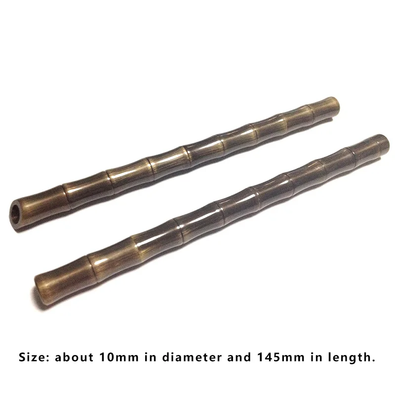 

Bronze Handmade Pen Bamboo Pencil Tactical Brass Pen Self-defense Signature Pen Pocket Multi Tools Outdoor Gear Gift