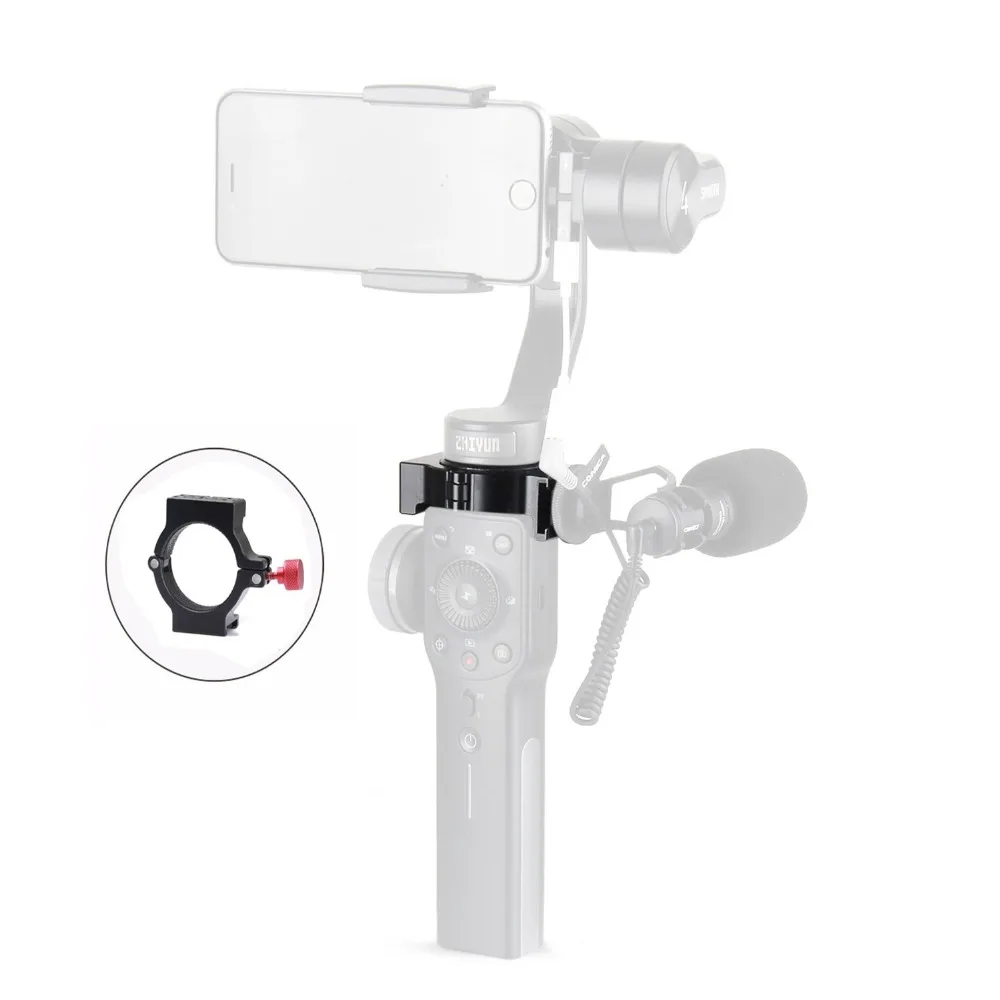 Eachshot Hot Shoe Adapter for Zhiyun Smooth 4 to Rode Microphone LED