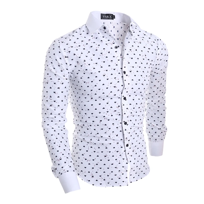 2017 Hot Stylish Men Casual Shirt Slim 