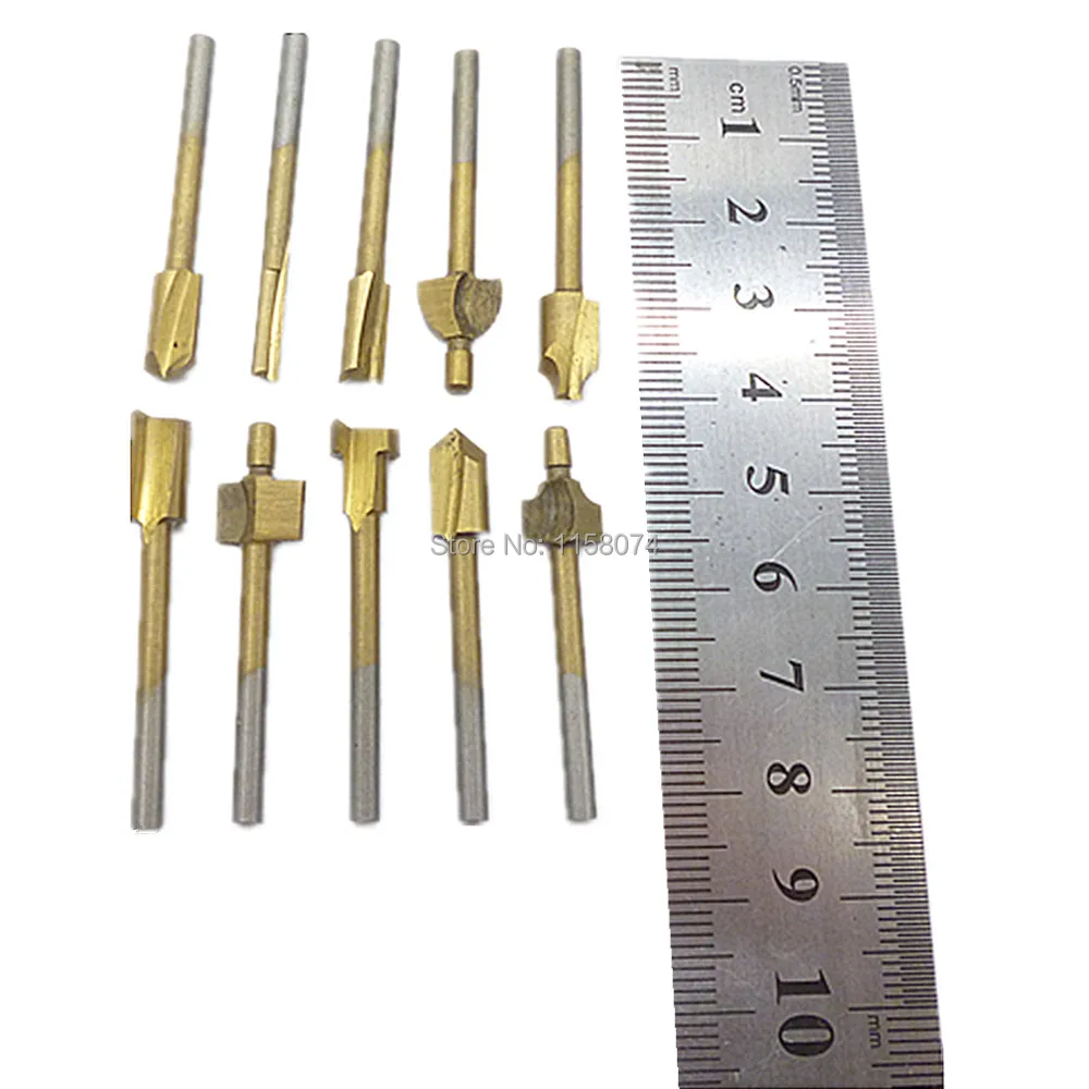 Mini Shank HSS Router Bits Files Fits For Dremel Rotary Tool Set