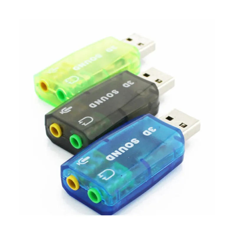 USB звуковая карта 5 1 внешняя Звуковой адаптер микрофон динамик аудио интерфейс