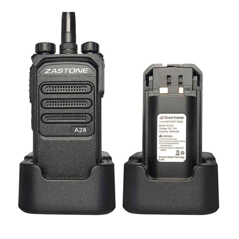 Zastone A28 10 Вт Мощный 5 км дальность двухстороннее радио Ham портативная рация для