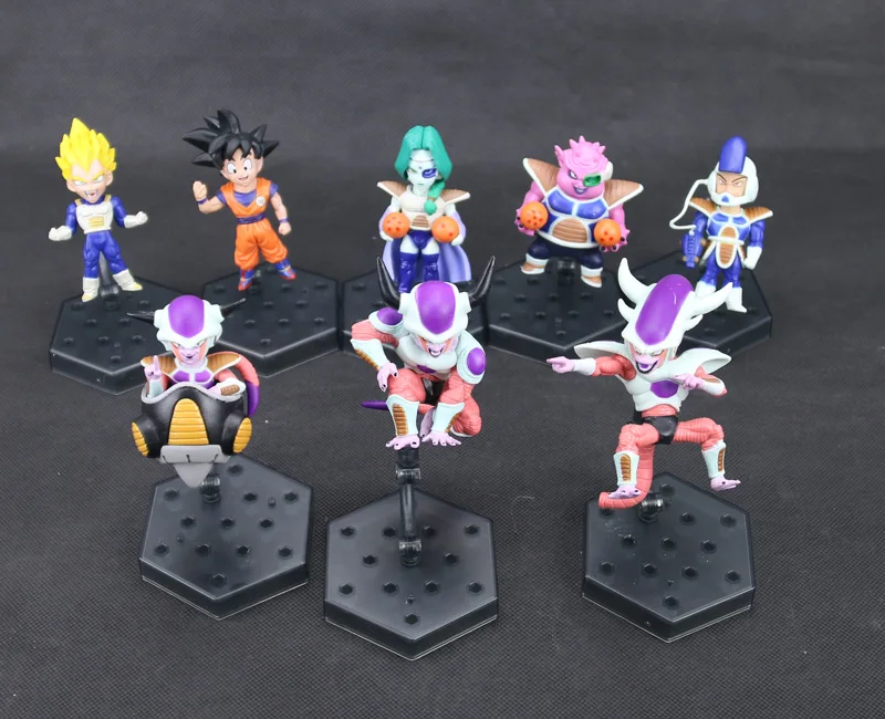 8 шт. комиксов аниме Dragon Ball Z Freeza 3 State Zarbon Dodoria Soldier Son Goku Vegeta 10 см фигурка|action figure|son