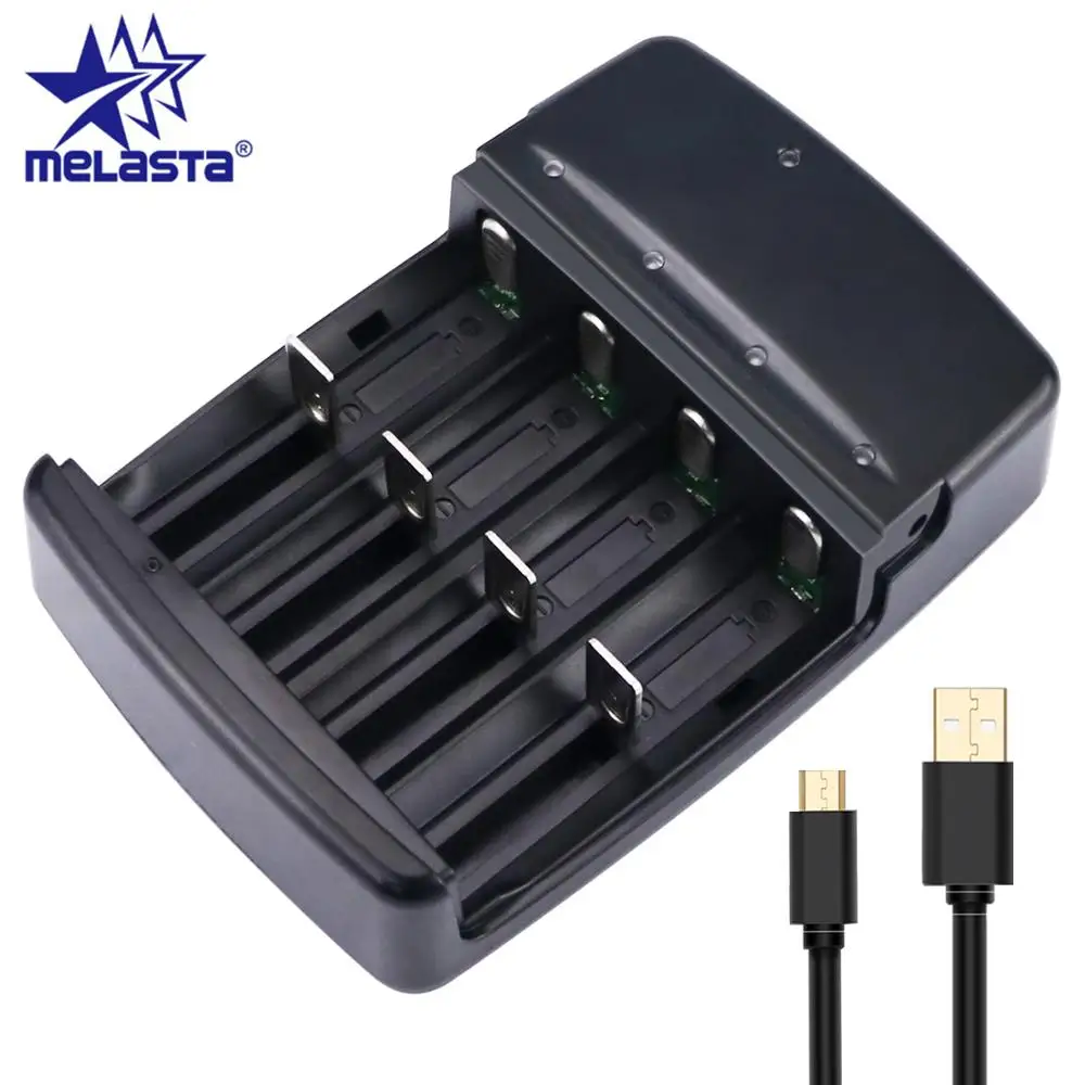 

Melasta 4 Slots Smart LED USB Charger for 1.6V Ni-Zn AA/AAA LiFePO4 Battery NI-ZN/LiFePO4 Charger with USB cable