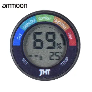 

Mini Instrument Digital Humidity & Temperature Sensor Tester Thermometer Hygrometer with LCD Display for Piano Guitar Violin