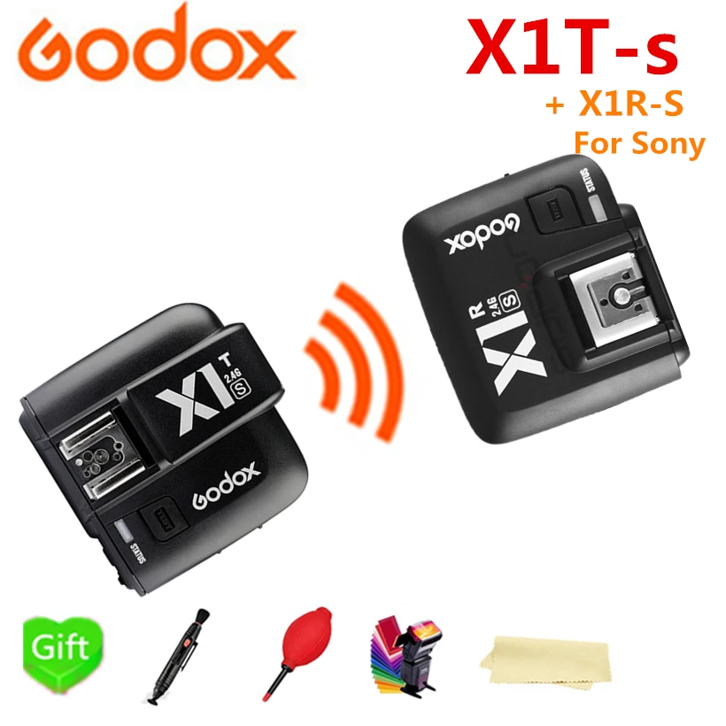 

Godox X1T-S HSS TTL Wireless Flash Trigger Transmitter + X1R-S Receiver for Sony Camera Godox V860II-S TT600S TT685-S Flash