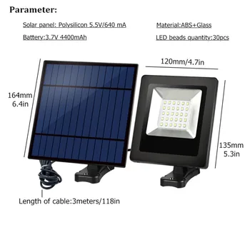 LED Solar Light With Panel  3
