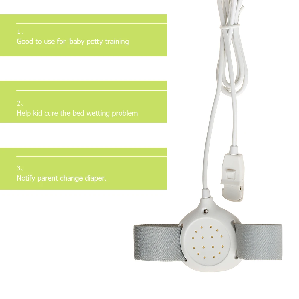 Professional Arm Wear Bedwetting Alarm High Sensitivity Potty Training for baby Toddler Adults Sensor Enuresis Alarm