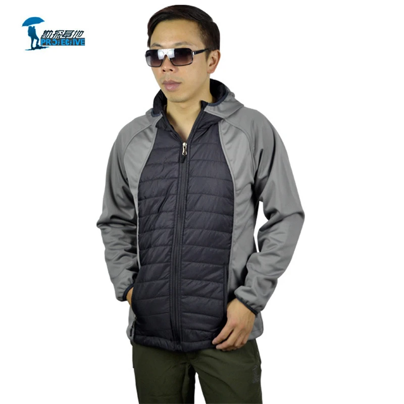 

Protective 2016 New Winter Windproof Softshell Jacket Men Outdoor Hiking Camping Hoodies Senderismo Casacos Thick Fleece Jackets