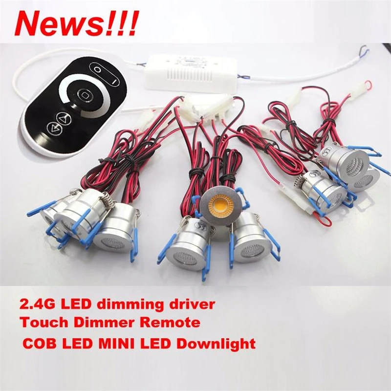 

9pcs/Set 3W COB LED Downlights MINI LED Cabinet Lamps AC85-265V LED Spot Ceiling Recessed Down Light With LED Driver CE ROHS