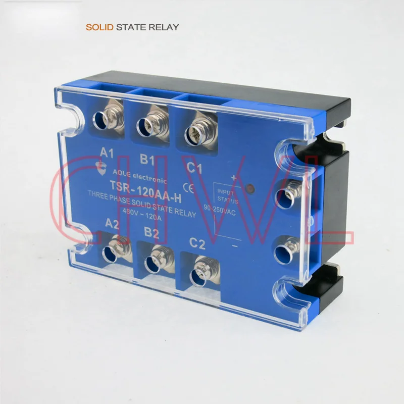 

SSR Relays TSR-120AA 120A/480VAC AC control AC Three Phase Solid State Relay FREE SHIPPING
