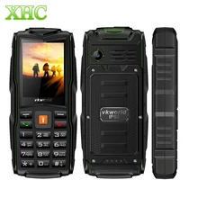 VKworld камень V3 IP68 Водонепроницаемый 2," 3000 мАч Тройная sim-карта с русской клавиатурой FM светодиодный фонарик прочный телефон