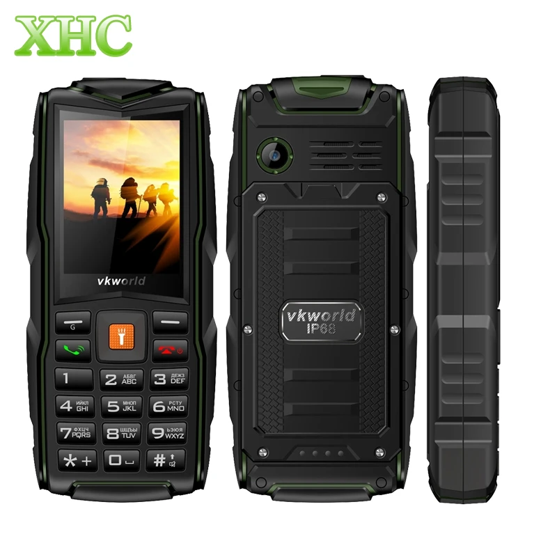 Original VKworld New Stone V3 IP68 Waterproof 2 4 3000mAh Tri SIM card with Russian keyboard