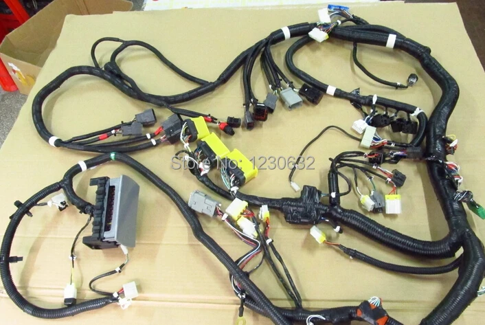 Yanmar excavator wiring harness,SV08 ,SV13,SV15,SV08 1 ...