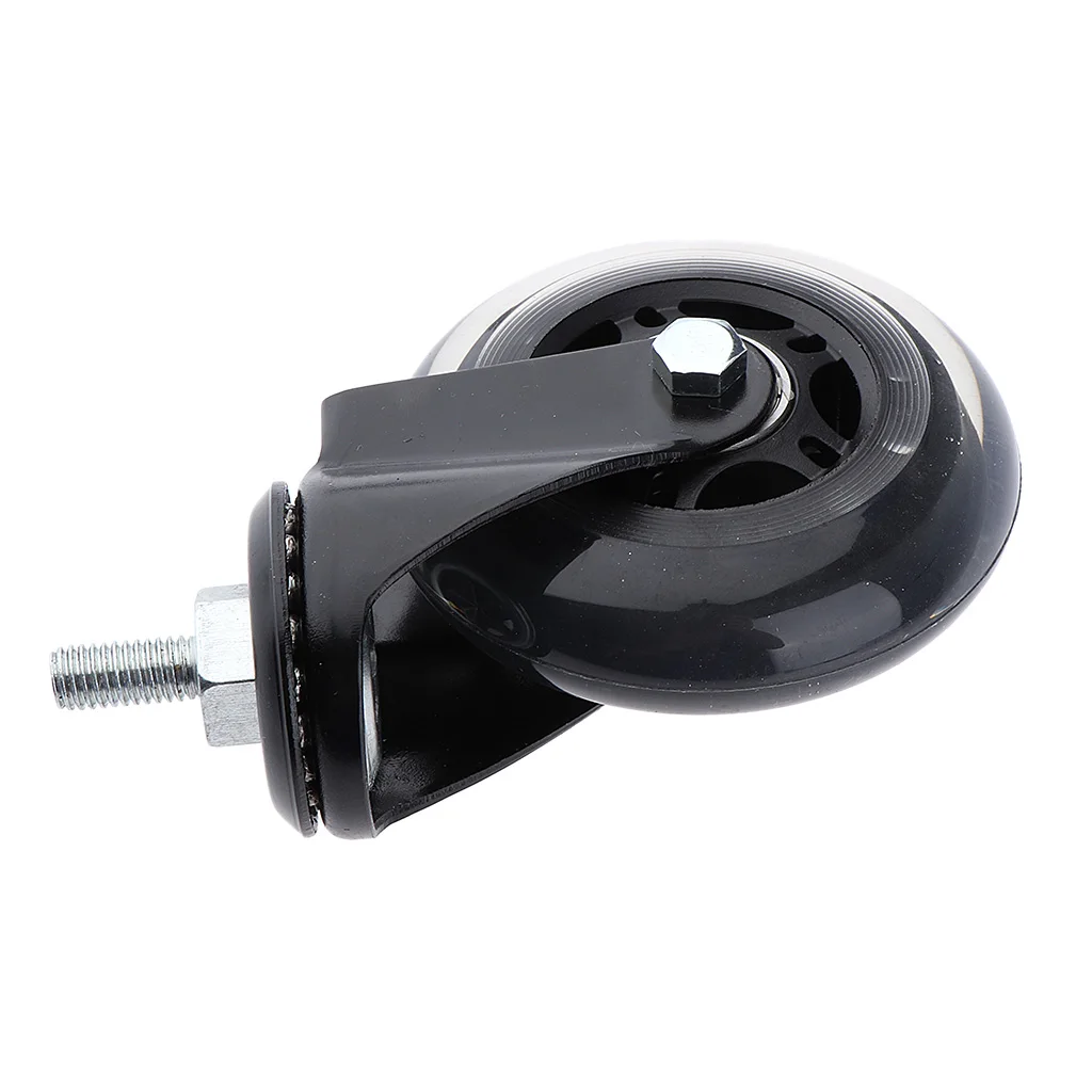3'' Heavy Duty Replacement Ball Bearing Swivel Office Salon Chair Furniture Roller Skates Caster Wheels