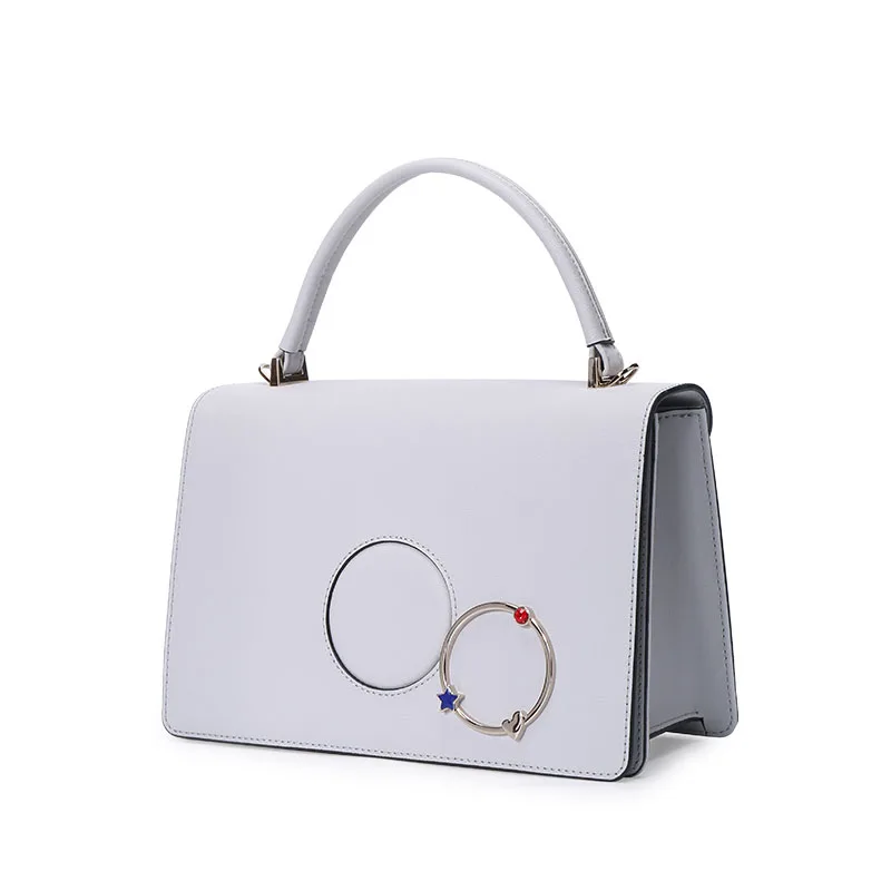 New fashion zipper buckle box shape Calfskin luxury handbags women bags designer simple diamond single shoulder Messenger bag