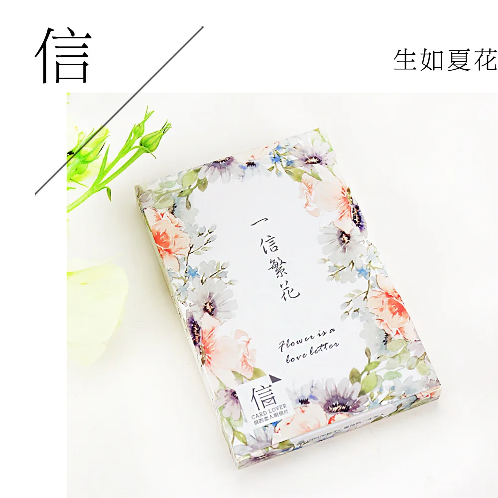 New 88 Flower Card Letter