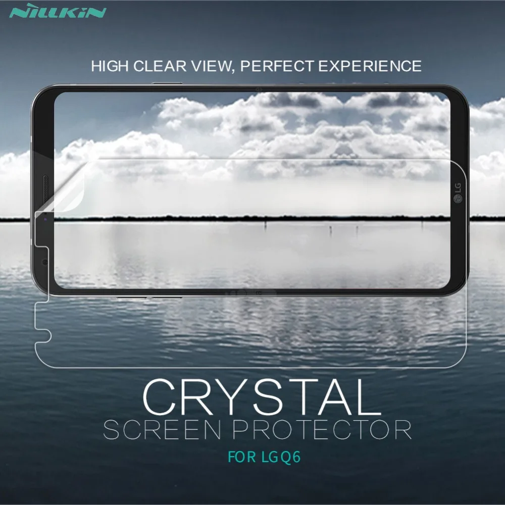 

2 pcs/lot Screen Protector for LG Q6 NILLKIN Super Clear Anti-fingerprint Protective Film For LG Q6 5.5 inch