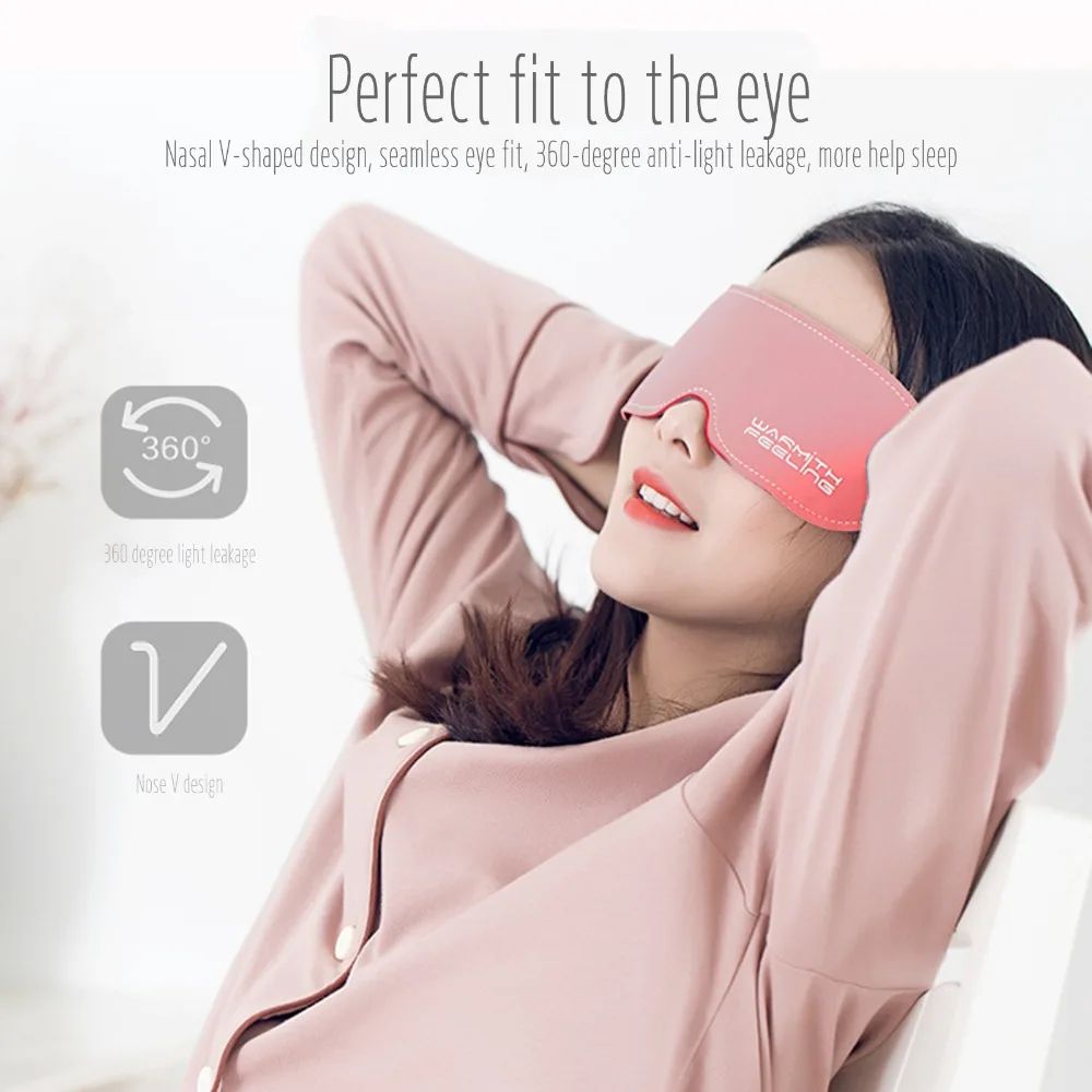 

Graphene Therapy Heated Eye Mask Lycra Fabric Eye Patch Fatigue Relief Eye Massager