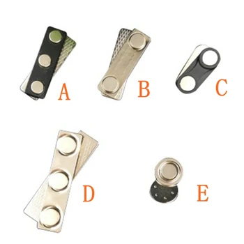 

100pcs wholesale Applied Magnets Name Badge Magnets - Magnetic Name Tag Holders with Three Neodymium Magnets