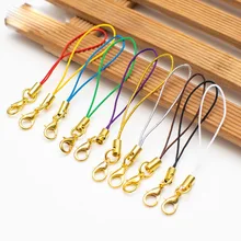 Чехол для мобильного телефона REGELIN, ремешок Лариат, Золотая застежка-карабин, шнур для сотового телефона, Брелок Талисман, кольцо для самостоятельной сборки