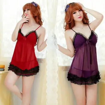 

Women Sexy-Lingerie Sleepwear Thong Babydoll Night Nightwear Underwear Dress