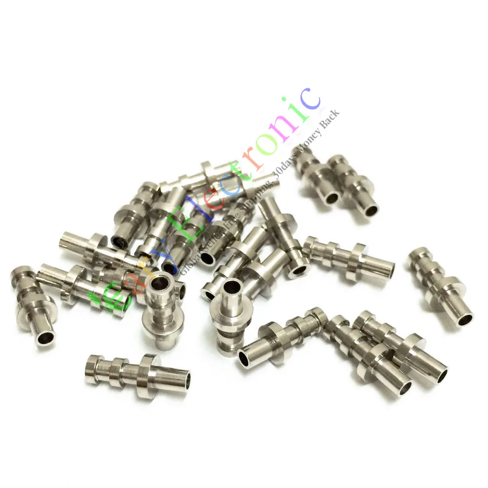 50pcs copper plated nickel Turret Lug for 2MM Fiberglass Terminal Tag Board Amps 