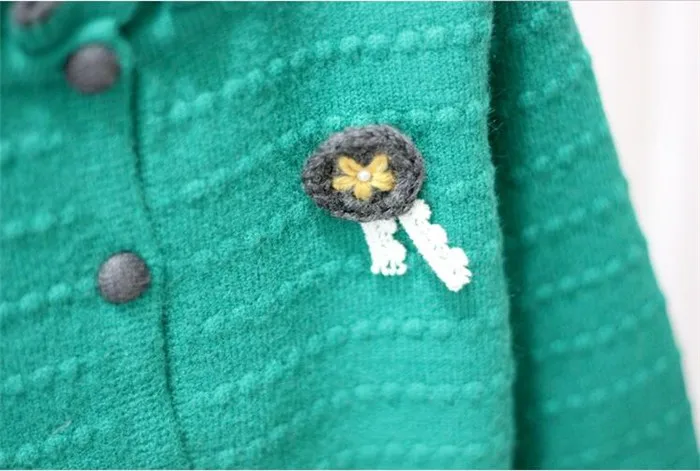 Rlyaeiz/ г. весенний Повседневный свитер для маленьких девочек трикотажный Модный милый осенний вязаный кардиган для девочек Одежда для девочек, От 2 до 9 лет