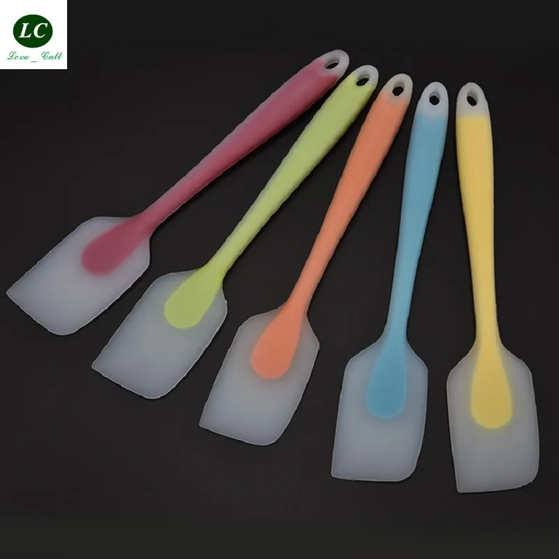  Baking Pastry Silicone Scraper Cream Cake Wipe Knife High temperature Butter Scraper integrated Sti