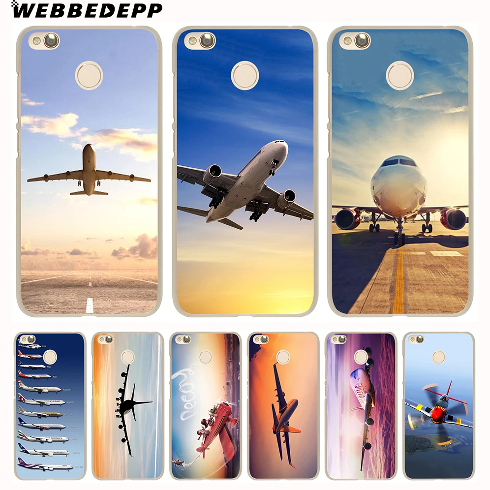 

WEBBEDEPP Airplane At The Sunrise aircraft Phone Hard Case for Xiaomi Mi 8 9 SE 5S 5X 6X 6 5 Mi A1 A2 Lite F1 Mix 2S MAX 3 Cover