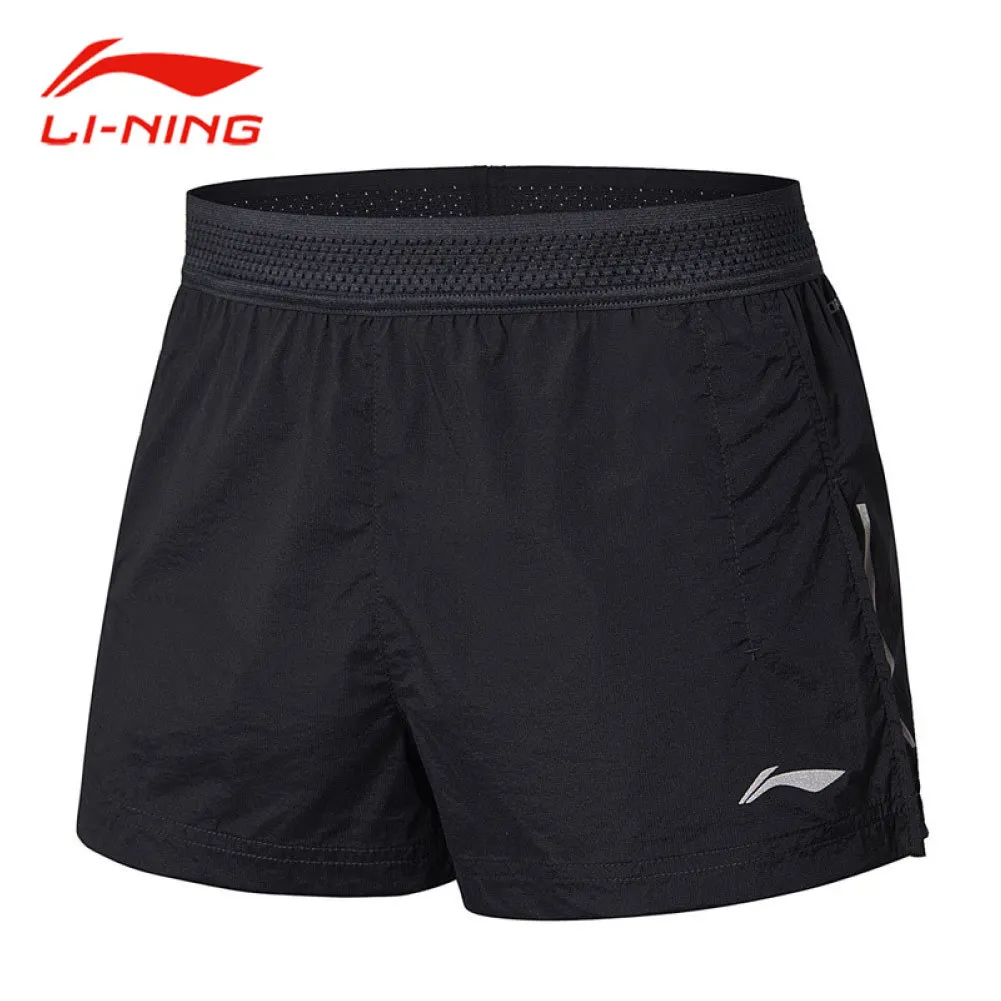 Li-Ning Men Anti Splash Water Running Shorts Quick Dry Breathable Comfort Short Trousers LiNing Fitness Sports Shorts AKSN137