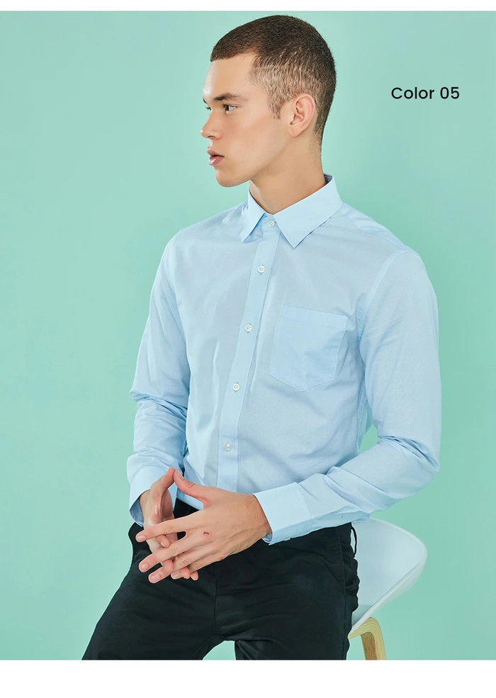 Giordano две мужские повседневные рубашки с длинными рукавами из slim fit, имеется несколько цветовых решений и размеров