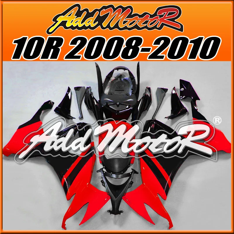 Addmotor Injection Mold Bodywork Fairing Fit ZX10R 08 09 10 ZX-10R 2008 2009 2010 Red Black K1831 | Автомобили и мотоциклы