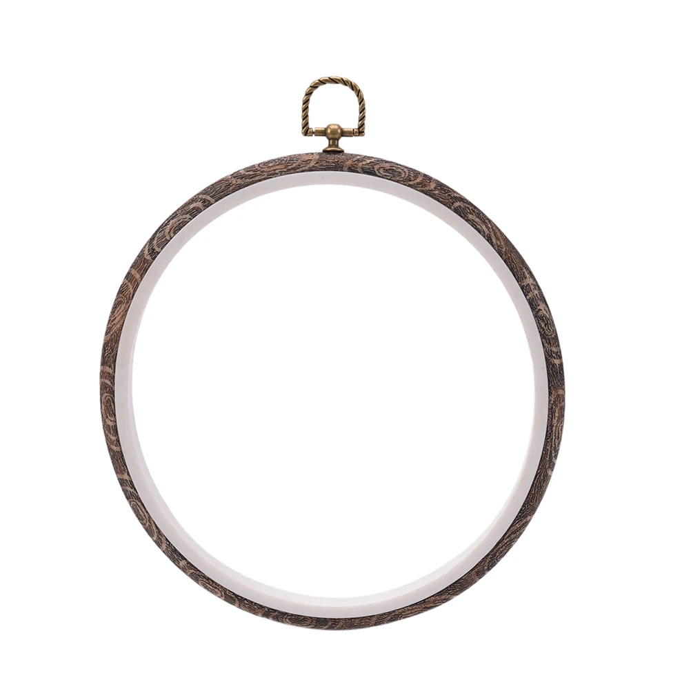 round 11cm Embroidery Hoops Frame Set Bamboo Wooden Embroidery Hoop Rings for DIY Cross Stitch Needle Craft Tools