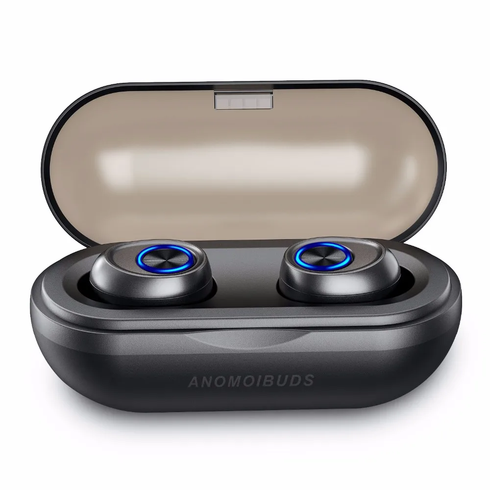 Anomoibuds капсулы TWS беспроводные наушники V5.0 Bluetooth наушники гарнитура глубокий бас стерео звук спортивные наушники для samsung Iphone