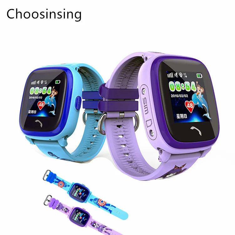 Baby Children Touch Shower Swim Smart GPS Tracking Watch American Captain Cat Princess IOS Android SOS Educational Smartwatch