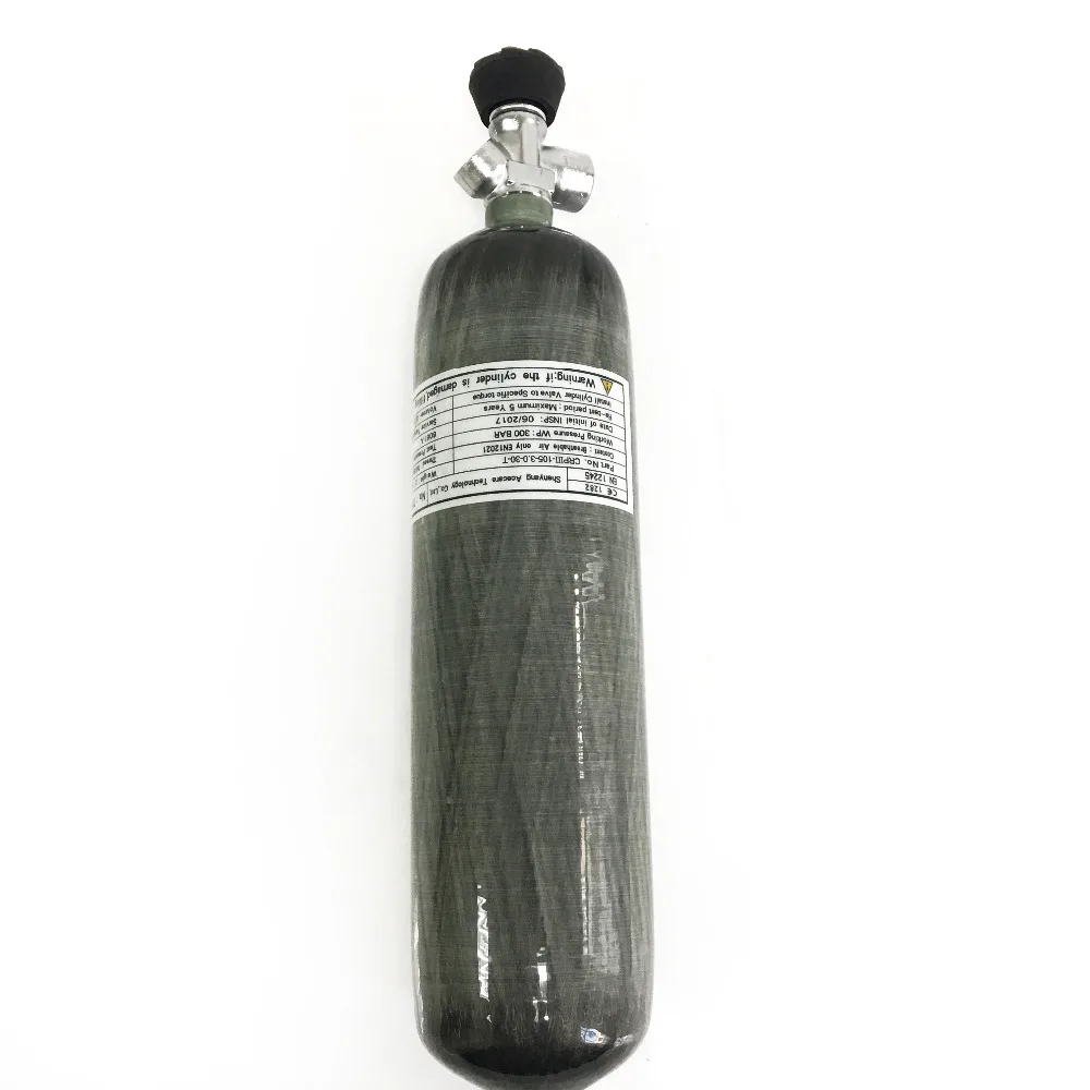 AC10331 Acecare PCP Пейнтбол Airforce Hpa цилиндр M18X1.5 2L/3L/6.8L углеродное волокно Воздушный бак высокого давления 300Bar/4500Psi