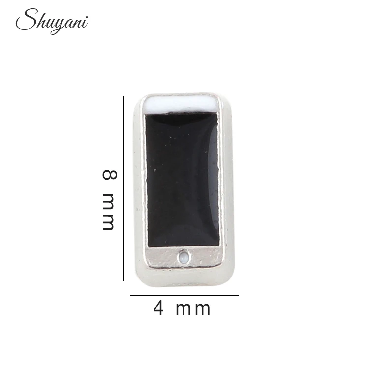 

20pcs/lot Fashion Alloy Silver Mobile Phone Charms Floating Locket Charms fit Living Memory Locket Wholesale
