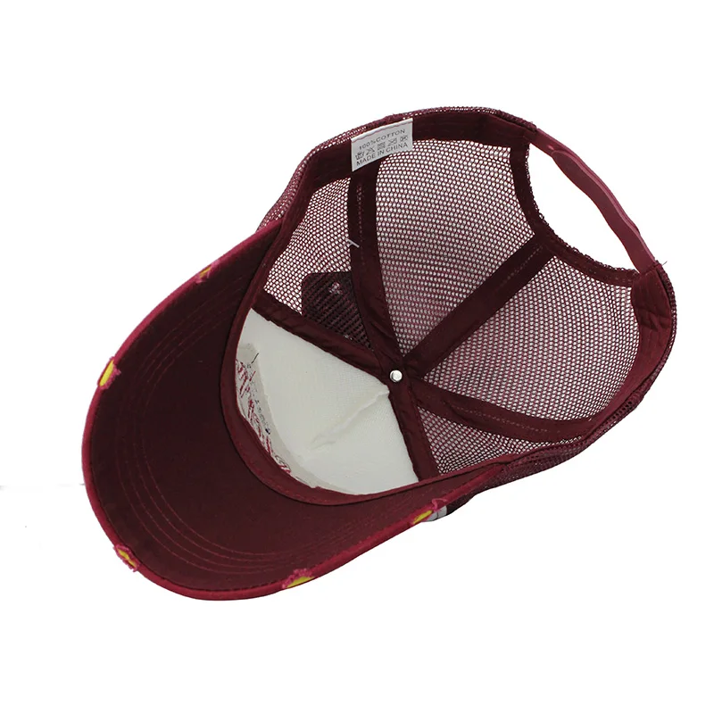 [FLB] Summer Baseball Cap Embroidery Mesh Cap Hats For Men Women Gorras Hombre hats Casual Hip Hop Caps Dad Casquette