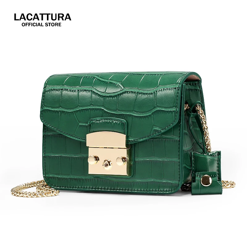 

A1342 Brands designe Mini Flap Chain Crossbody Genuine Leather Crocodile pattern Small Bag Messenger Bags Shoulder Bag for Women
