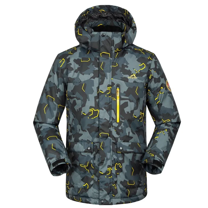 

MEN'S Camouflage Snow Jacket Coat Outdoor snowboard ski clothing waterproof and windproof winter-30 high quality