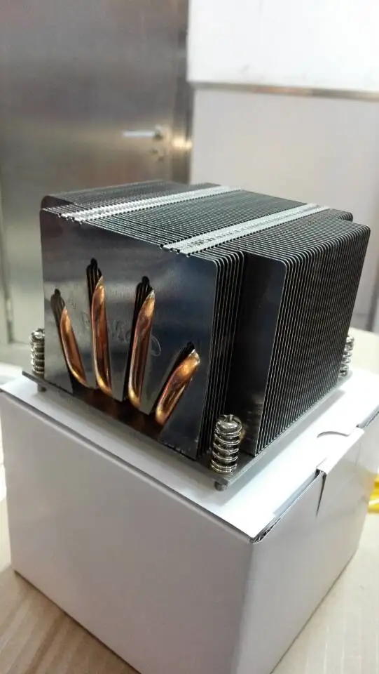 2U пассивный встроенный 3 тепловая трубка 2011 игла кулер процессора безвентиляторный нулевой шум