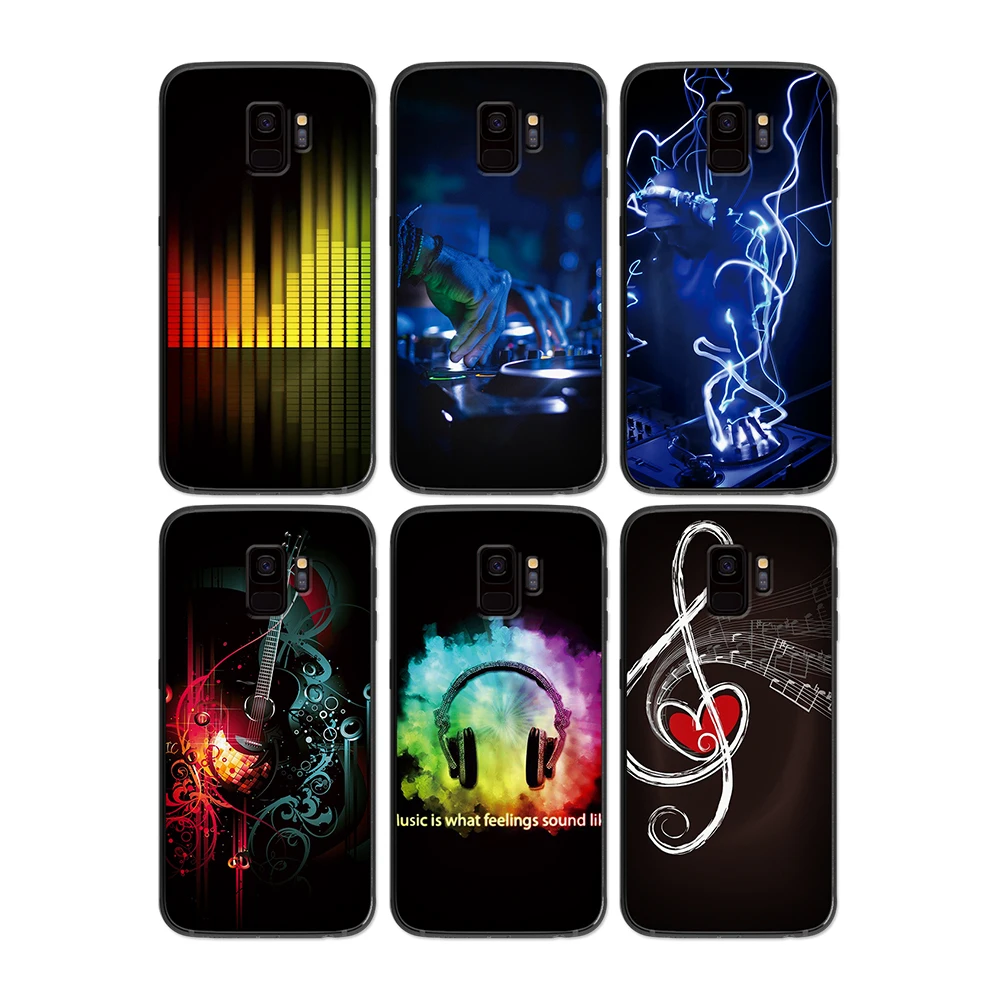 Мягкий чехол для телефона dj music Samsung Galaxy S6 S7 S8 S9 S10e Plus Note 8 9|Чехлы-накладки| |