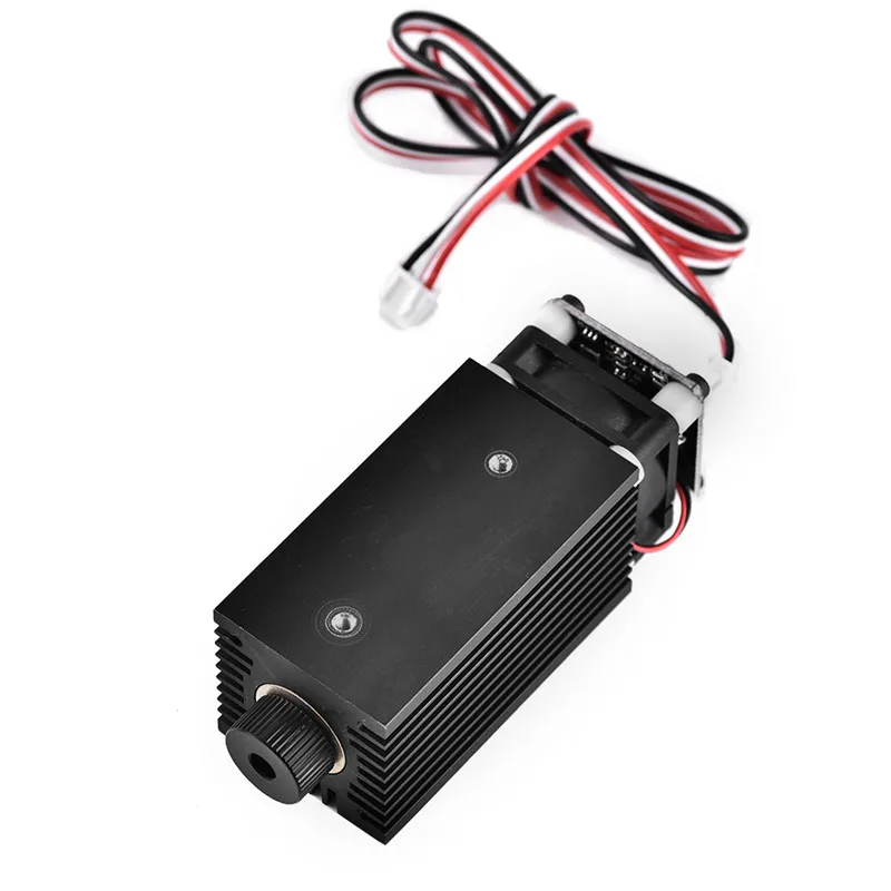 2.5W 450nm TTL PWM Control Blue Laser Module, DC 12V Focal Adjustable Laser Head, 100-240V Laser Head Engraving Module+goggles